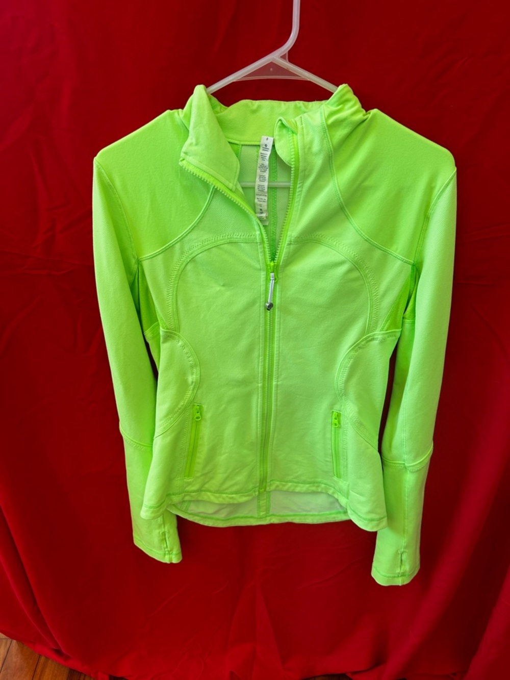 lululemon athletica Neon Lime Full-Zip Utility Jacket